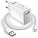 Caricatore Da Muro Usb 27w Mdy-10-el Con Cavo Usb-c B91175c0027036 Bianco - Foto miniatura 1