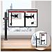 DM151X2 Supporto da Scrivania per Monitor 13 - 32" Portata Max 8 Kg - Foto miniatura 2