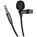 Originale Microfono L14 Connettore Jack 3,5mm Con Clip High Quality Capsula Black - Foto miniatura 2