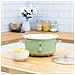Swan Sf17021gneu Retro Slow Cooker 3,5l Pentola Rimovibile In Ceramica Antiaderente Senza Pfoa 200w Verde - Foto miniatura 3