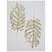 Foglie In Filigrana Artificiale Decorazione Natalizia Confezione Da 5 Oro - Foto miniatura 5