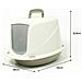 Lettiera Toilette Per Gatti Con Coperchio E Sportello 45x36x32,5cm Mod 700098 Beige - Foto miniatura 4