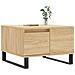 Tavolino Salotto Rovere Sonoma 55x55x36,5 Cm Legno Multistrato - Foto miniatura 3