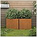 Fioriere 2 Pz 32x30x29 Cm Acciaio Corten - Foto miniatura 10