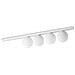 Plafoniera Contemporaneo Binomio Metallo Bianco 4 Luci G9 4w 3000k Ip20 - Foto miniatura 1