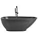 Vasca Da Bagno Freestanding Guiana 173 X 82 Cm Nero - Foto miniatura 6