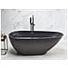 Vasca Da Bagno Freestanding Guiana 173 X 82 Cm Nero - Foto miniatura 1