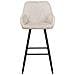 Set Di 2 Sedie Alte Darien Beige Chiaro - Foto miniatura 3