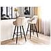 Set Di 2 Sedie Alte Darien Beige Chiaro - Foto miniatura 1