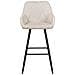 Set Di 2 Sedie Alte Darien Beige Chiaro - Foto miniatura 12