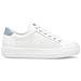 Leisure Trainers White Sneakers Sintetico E Tessile Scarpe Donna Bianco Eu 39, L8803-80 - Foto miniatura 2