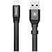 Cavo Usb / Lightning Per Apple 23cm 2a Portatile Agile, Nero - Foto miniatura 4