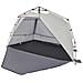 Tenda da Spiaggia 3 Persone Grigio Rilascio Rapido Impermeabile - Foto miniatura 2