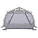 Tenda da Spiaggia 3 Persone Grigio Rilascio Rapido Impermeabile - Foto miniatura 4
