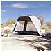 Tenda da Spiaggia 3 Persone Grigio Rilascio Rapido Impermeabile - Foto miniatura 5