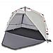 Tenda da Spiaggia 3 Persone Grigio Rilascio Rapido Impermeabile - Foto miniatura 1