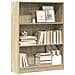 Libreria Rovere Sonoma 80x24x109 Cm In Legno Multistrato - Foto miniatura 1