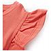 Maglietta da Bambina con Maniche Volant Corallo 116 - Foto miniatura 5