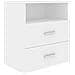 Comodino Bianco 50x32x60 Cm - Foto miniatura 1