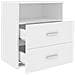 Comodino Bianco 50x32x60 Cm - Foto miniatura 4