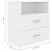 Comodino Bianco 50x32x60 Cm - Foto miniatura 7