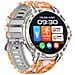 Smartwatch Multifunzione Con Monitoraggio Della Salute E Bluetooth Per Chiamate Grey+orange - Foto miniatura 4