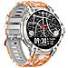Smartwatch Multifunzione Con Monitoraggio Della Salute E Bluetooth Per Chiamate Grey+orange - Foto miniatura 5
