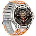 Smartwatch Multifunzione Con Monitoraggio Della Salute E Bluetooth Per Chiamate Grey+orange - Foto miniatura 6