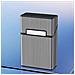 Custodia Per 20 Sigarette Formato Standard - Chiusura Magnetica, A Prova D'umidità Black - Foto miniatura 2
