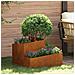 Vaso da giardino Marrone 60 x 60 x 50 cm acciaio corten - Foto miniatura 2