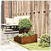 Vaso da giardino Marrone 60 x 60 x 50 cm acciaio corten - Foto miniatura 4