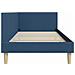 Cornice del letto ad angolo Altro con testiera Blu 90 x 190 cm - Foto miniatura 7