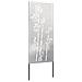 Schermo per privacy in giardino Floreale Argento 50 x 140 cm - Foto miniatura 4
