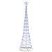 Albero di Natale LED con 290 LED Blu 70 x 70 x 250 cm Metallo - Foto miniatura 1