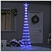 Albero di Natale LED con 290 LED Blu 70 x 70 x 250 cm Metallo - Foto miniatura 2