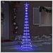 Albero di Natale LED con 290 LED Blu 70 x 70 x 250 cm Metallo - Foto miniatura 3