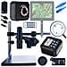 Mikroscopio Digitale Earth Pro Mcep-0.5x-pzrr - Zoom 7-45x, Braccio Regolabile | Oculare 360° | Uso In Elettronica, Biologia, Geologia - Foto miniatura 1
