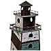 Mensola Lighthouse In Legno E Metallo Marrone 41x27x115h Cm - Foto miniatura 7