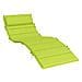Cuscino per Lounger Sole Verde 178 x 60 x 4 cm Tessuto Oxford - Foto miniatura 1
