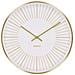 Takamaka - Orologio Da Parete In Alluminio Dorato Con Movimento Silenzioso Ø40 Cm - Foto miniatura 1