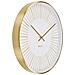 Takamaka - Orologio Da Parete In Alluminio Dorato Con Movimento Silenzioso Ø40 Cm - Foto miniatura 2