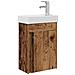 Mobile bagno con rubinetto Legno antico 40,5 x 22,5 x 62 cm - Foto miniatura 1