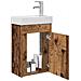 Mobile bagno con rubinetto Legno antico 40,5 x 22,5 x 62 cm - Foto miniatura 3