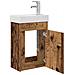 Mobile bagno con rubinetto Legno antico 40,5 x 22,5 x 62 cm - Foto miniatura 4