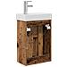 Mobile bagno con rubinetto Legno antico 40,5 x 22,5 x 62 cm - Foto miniatura 7