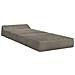 Divano Letto Pieghevole Grigio Chiaro 60 x 70 x 41 cm Tessuto - Foto miniatura 3