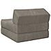 Divano Letto Pieghevole Grigio Chiaro 60 x 70 x 41 cm Tessuto - Foto miniatura 5