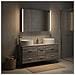 Set di mobili per il bagno 4 pcs Sonoma grigio - Foto miniatura 4