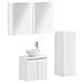 Set di mobili per il bagno 4 pcs Bianco - Foto miniatura 1