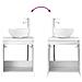 Set di mobili per il bagno 4 pcs Bianco - Foto miniatura 9